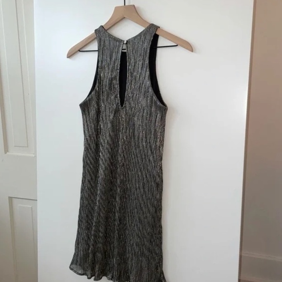 Dainty Hooligan Metallic Open Back Mini Dress - Picture 6 of 7